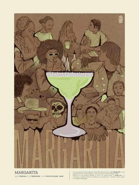Margarita — ART MIXOLOGY, illustrazione di Gaetano Vella