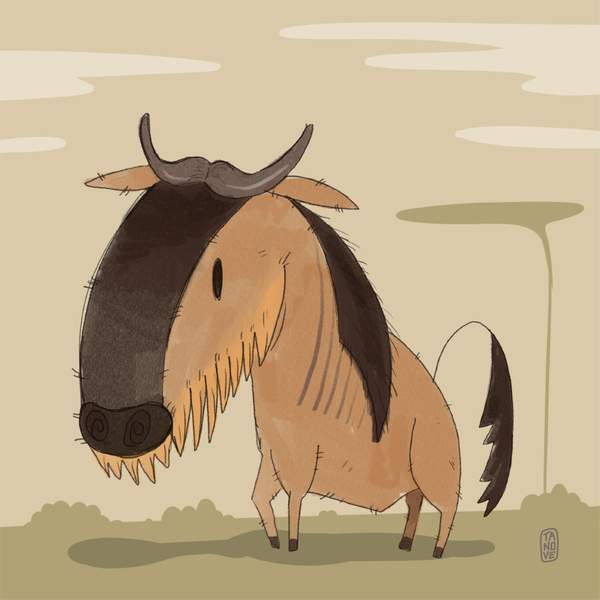 Gnu Gnu, gnu — I Cucciolotti, illustrazione di Gaetano Vella