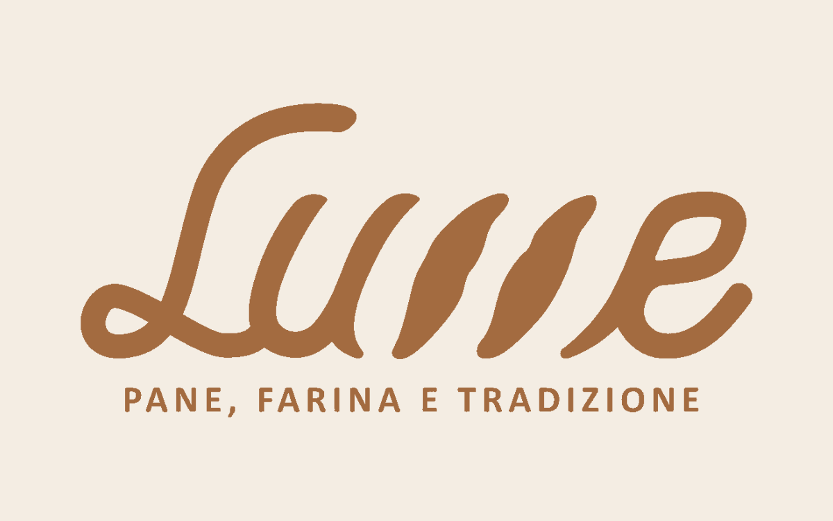 Logo Lume e payoff nella variante fondo chiaro.