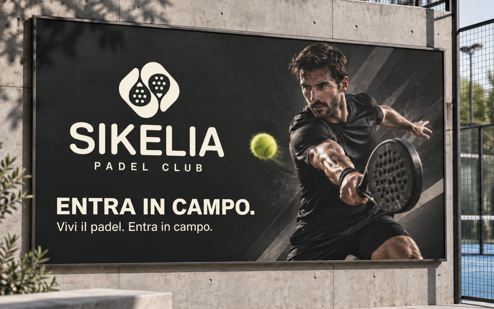 Manifesto Sikelia Padel Club: Entra in campo